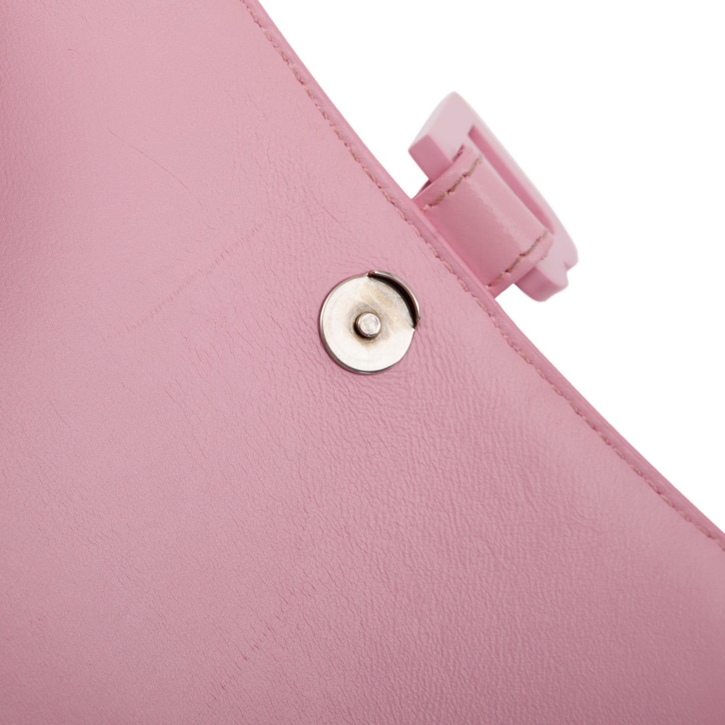 Balenciaga Small Pink Hourglass Top Handle Bag