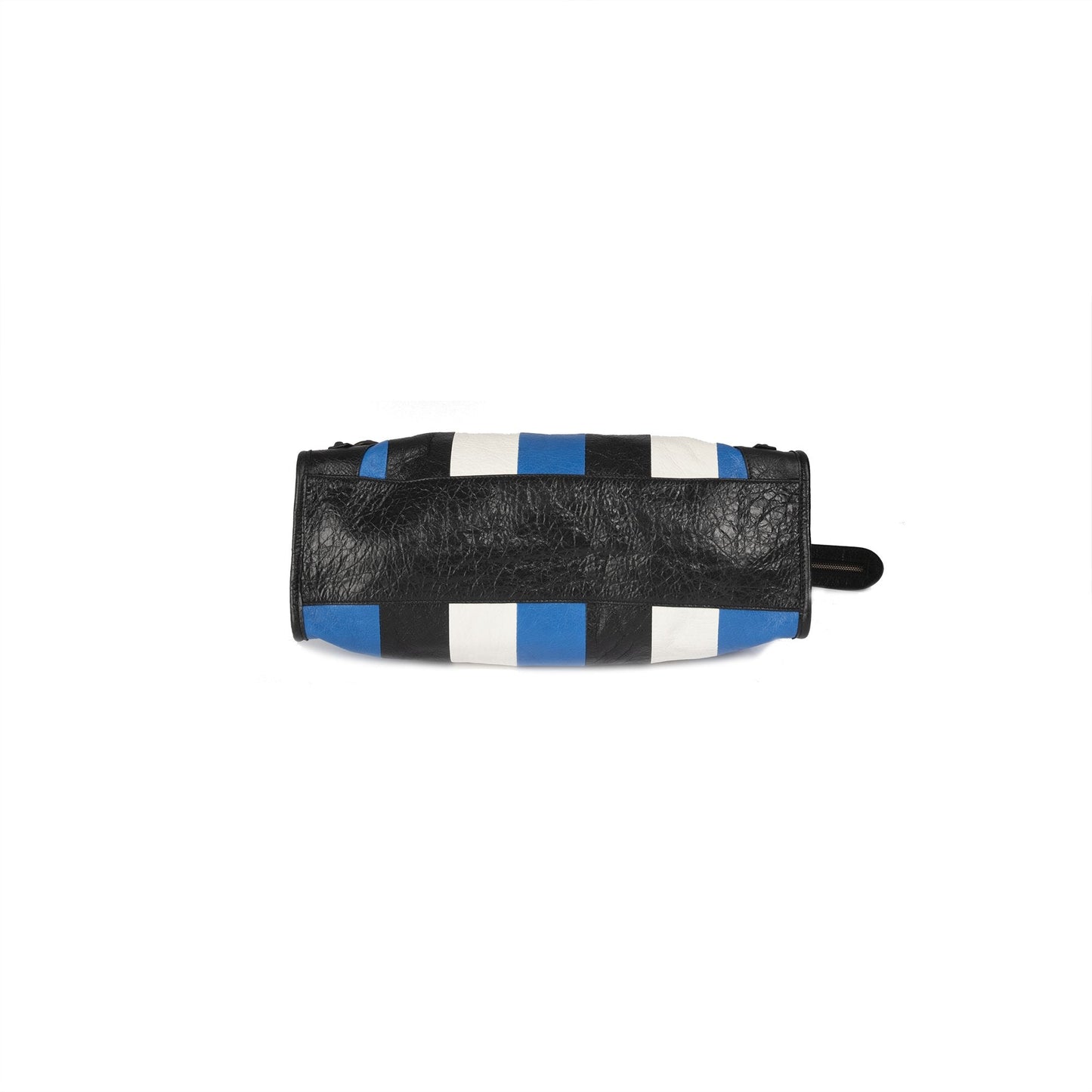 Balenciaga Striped Motocross Classic City Bag