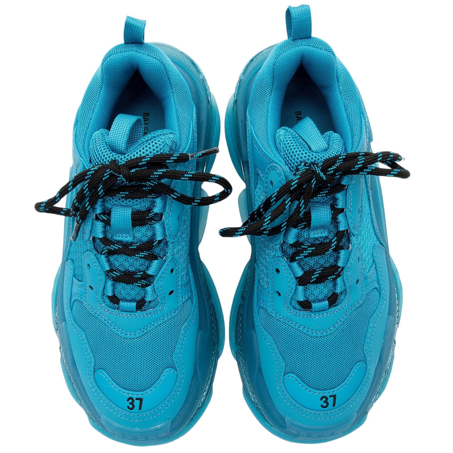 Luxury Balenciaga Trending 2026 Triple S Clear Sole Sneakers - Size 7 / 37 (SHF-CPwO7U)