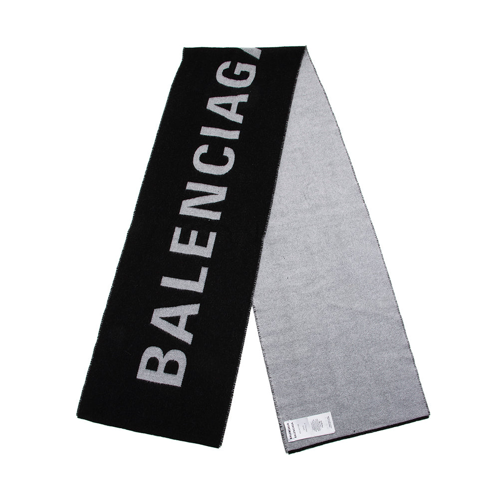 Luxury Balenciaga Trending 2026 Wool Logo Macro Scarf (SHF-23033)