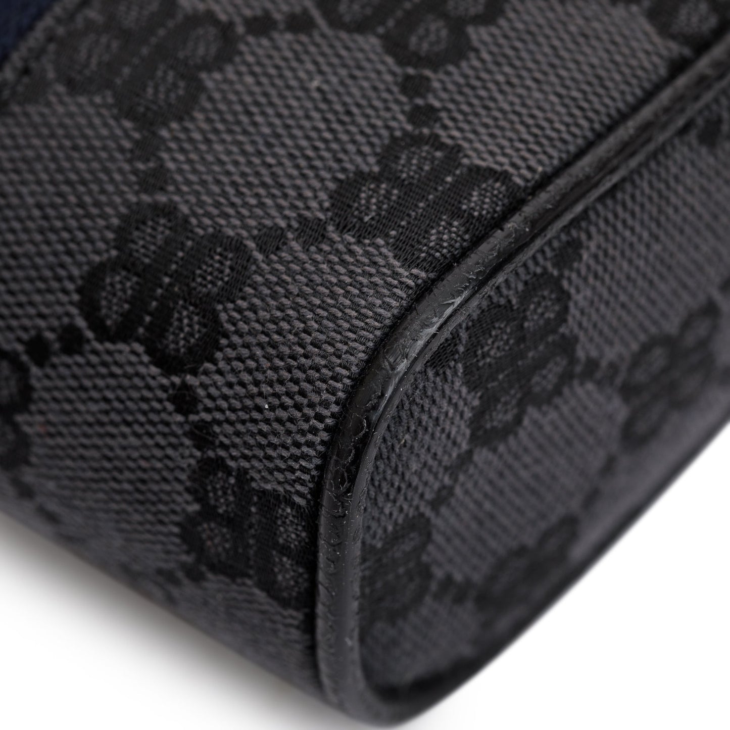 Balenciaga X Gucci The Hacker Project Black BB Supreme Canvas Web Mini Crossbody Bag