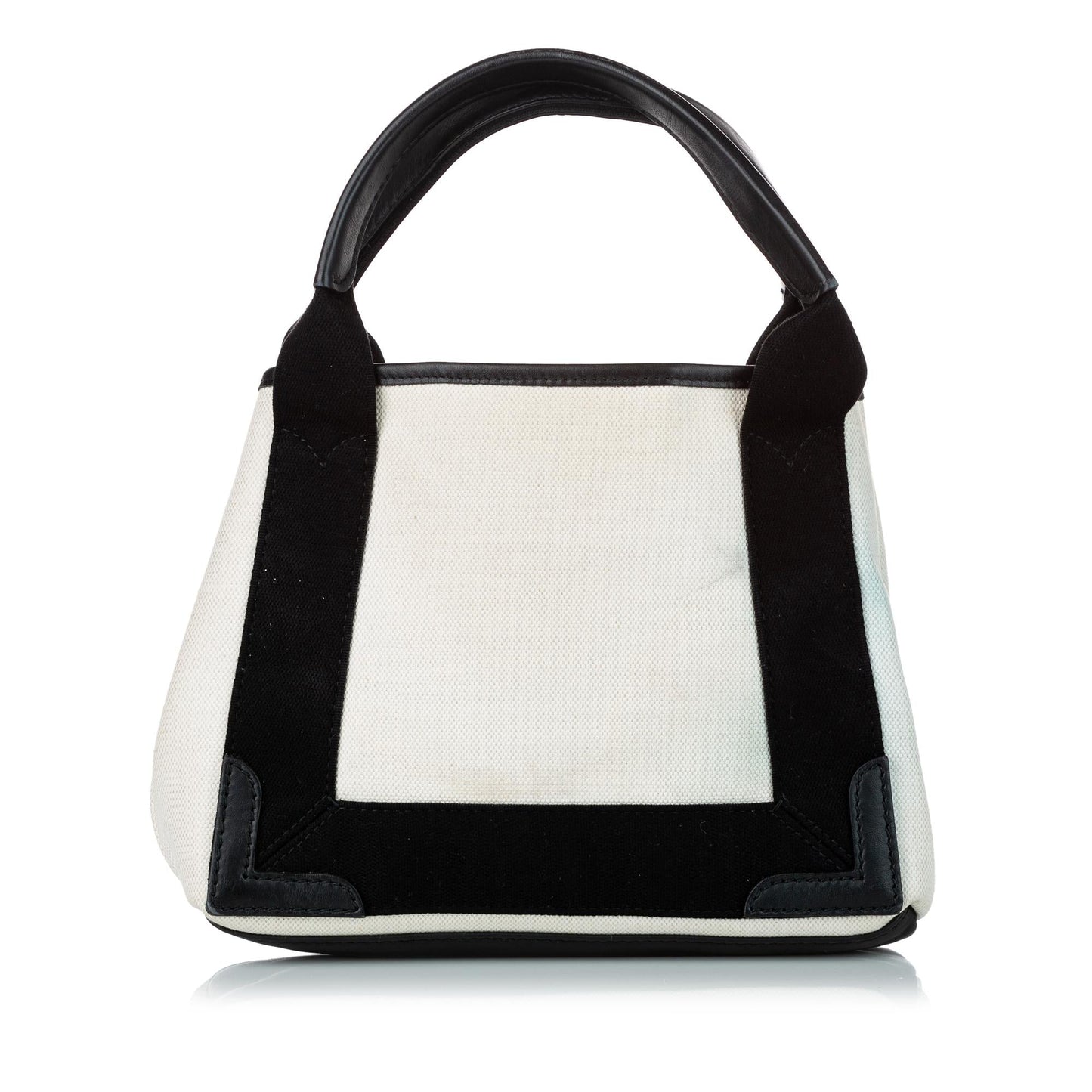 Luxury Balenciaga Trending 2026 XS Navy Cabas Canvas Satchel (SHG-30718)