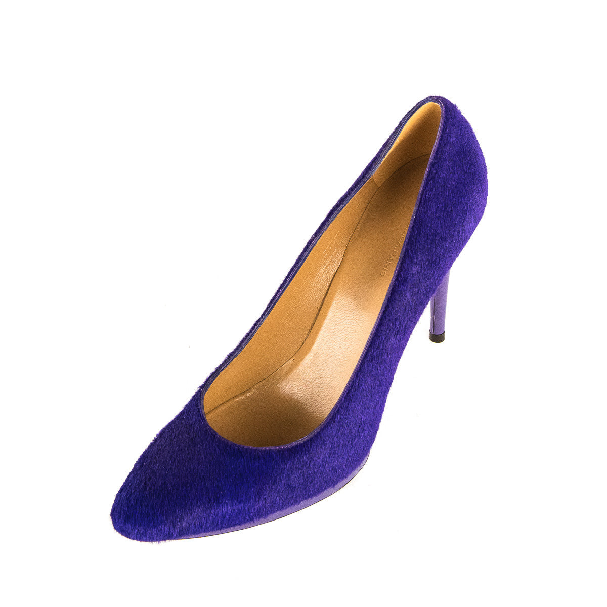 Luxury Balenciaga Trending 2026 Violet Pony Hair Pumps Size US 10 | EU 40