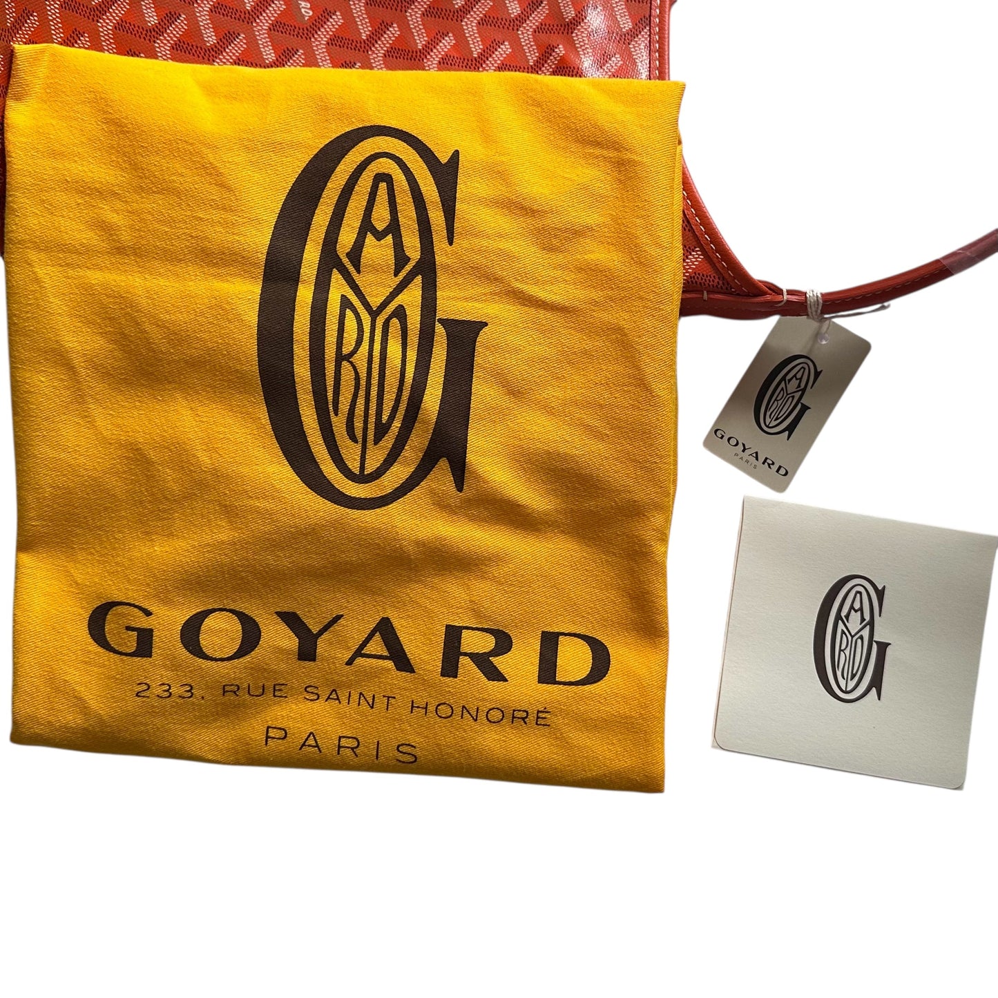 Goyard Boheme Hobo with Orange Butterfly