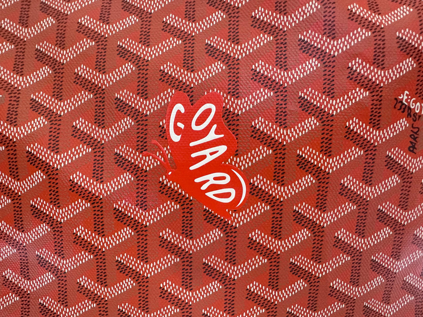 Goyard Boheme Hobo with Orange Butterfly