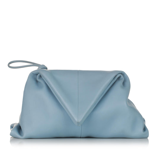 Luxury Bottega Veneta BV Trine Angular Leather Clutch Bag (SHG-33174)