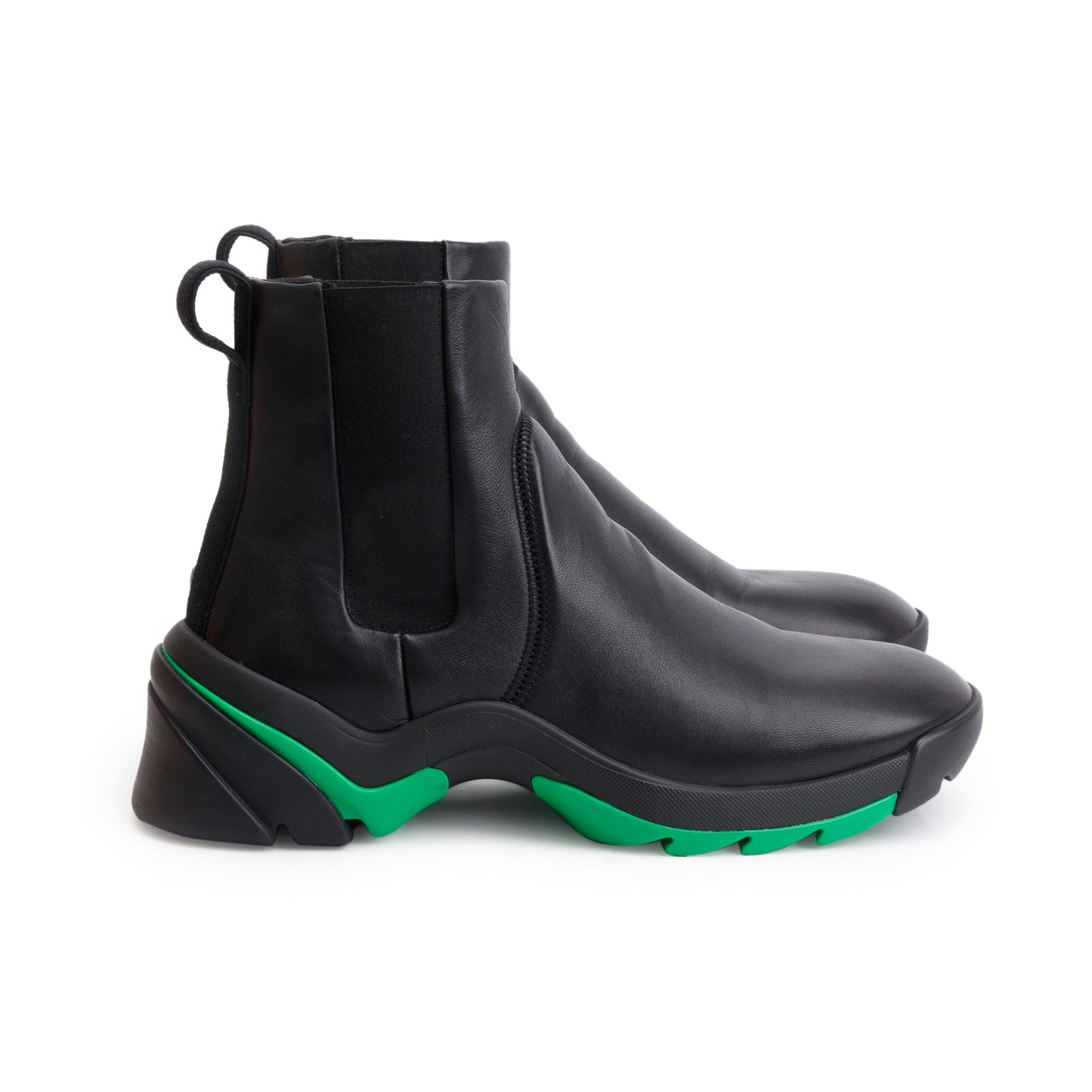 Bottega Veneta Black Nappa Leather Chelsea Boots, Size 40