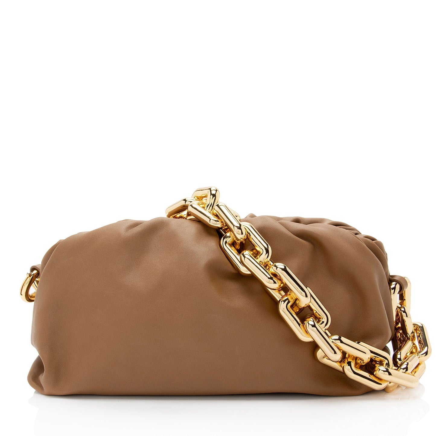 Luxury Bottega Veneta Calfskin The Chain Pouch (SHF-birXYM)