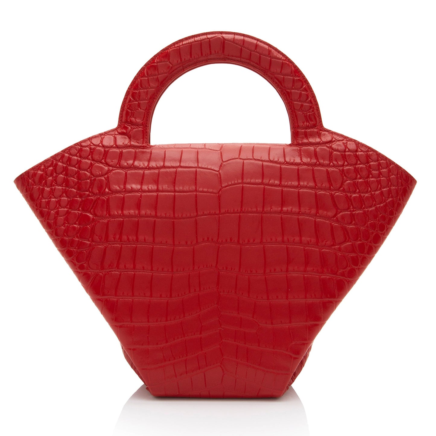 Luxury Bottega Veneta Croc Embossed Doll Tote (SHF-CxLKHC)