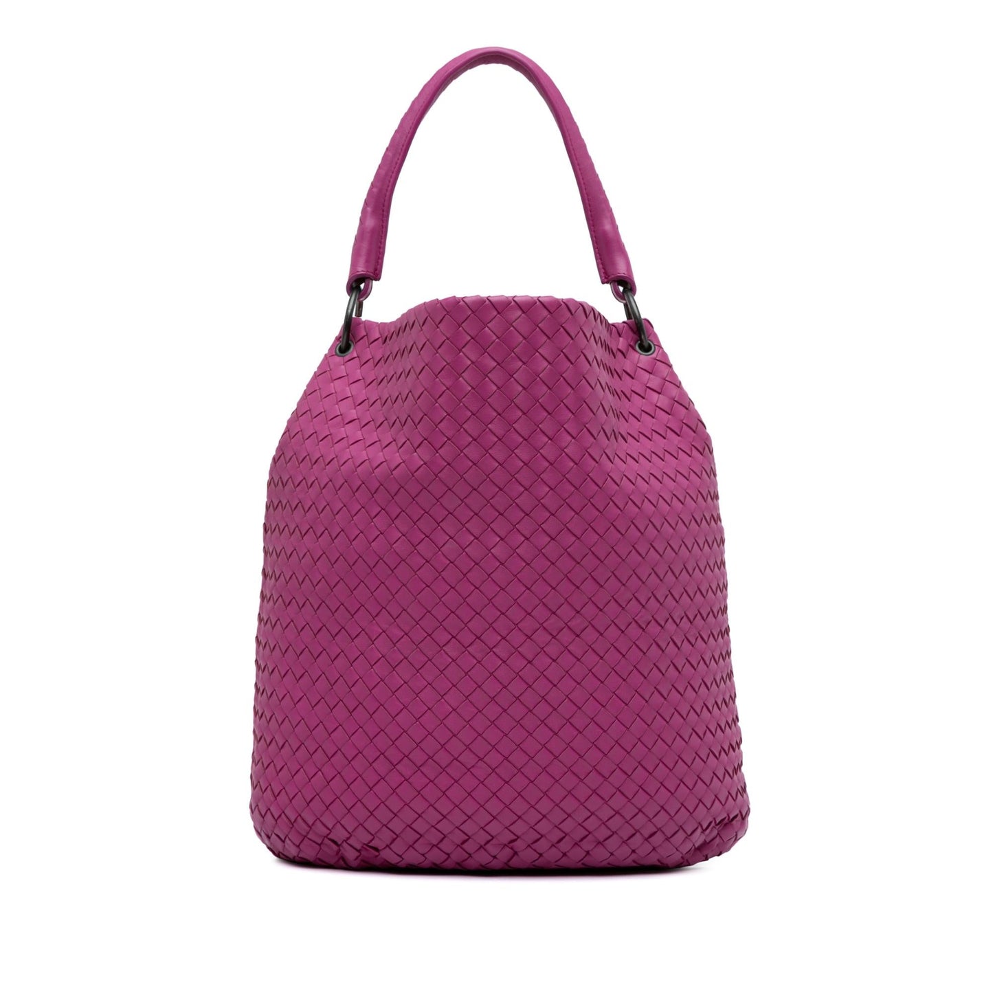 Luxury Bottega Veneta Intrecciato Bucket Bag (SHG-xSmsSm)