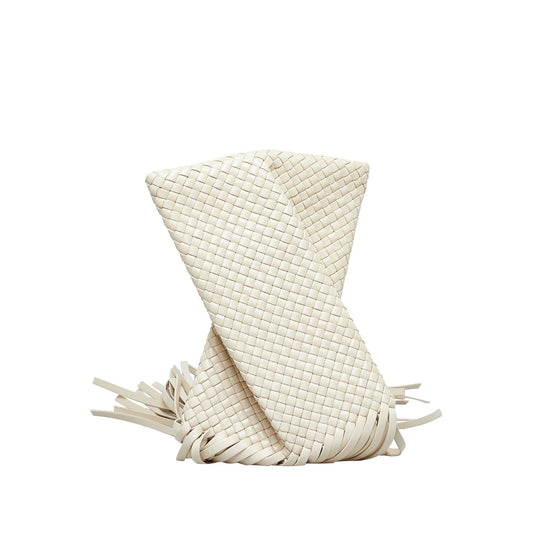 Luxury Bottega Veneta Intrecciato Fringe Crisscross Clutch (SHG-hpJJNm)
