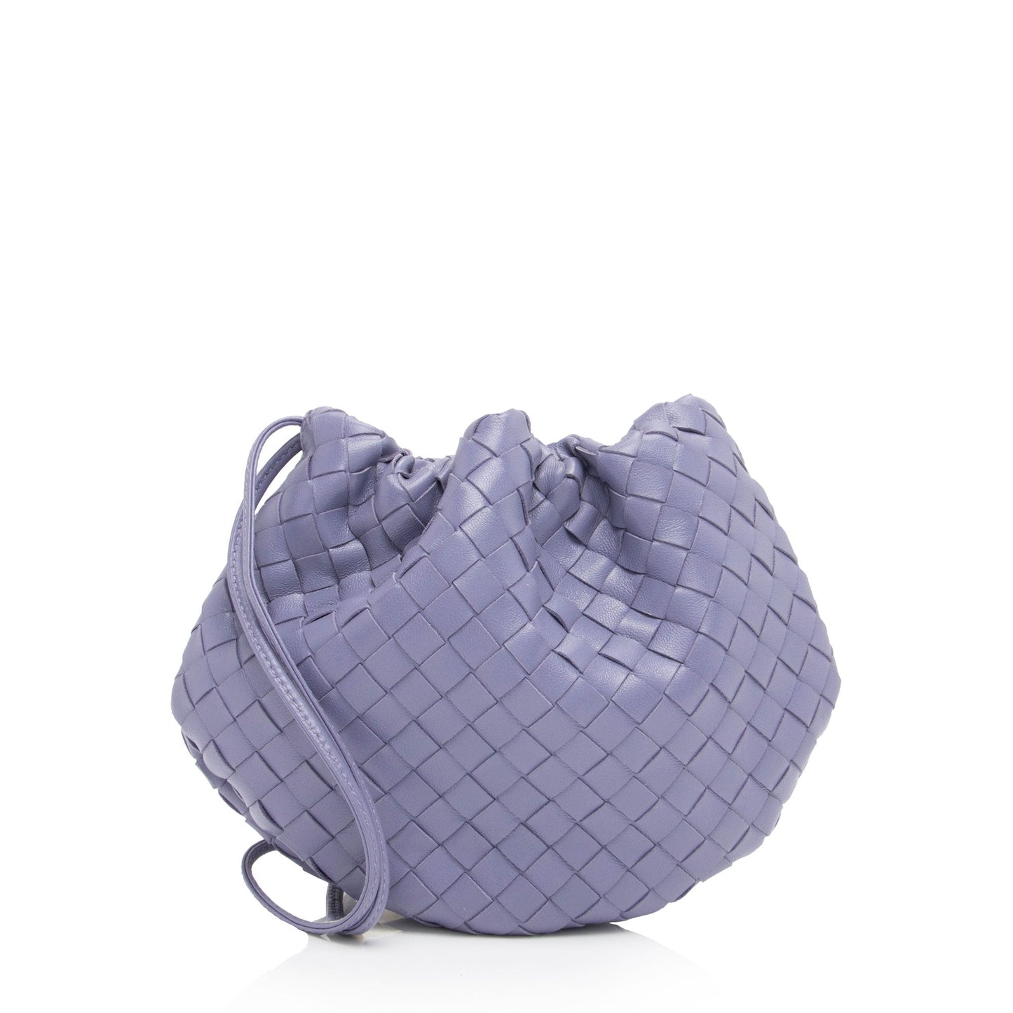 Luxury Bottega Veneta Intrecciato Nappa Bulb Mini Shoulder Bag (SHF-e6euL5)
