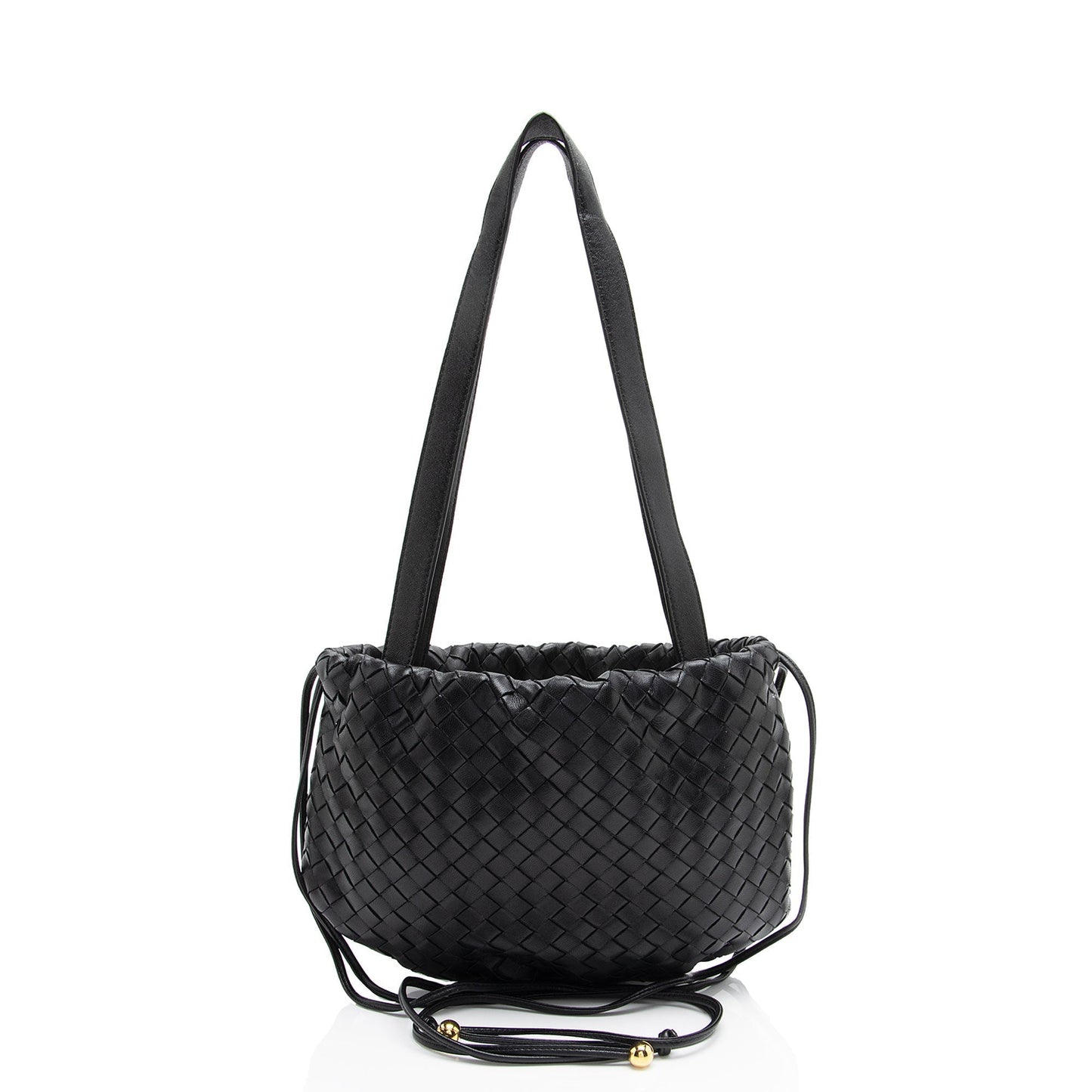 Luxury Bottega Veneta Intrecciato Nappa Bulb Shoulder Bag (SHF-gt3xW5)