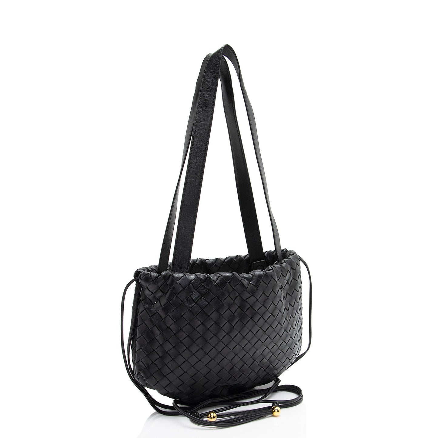 Luxury Bottega Veneta Intrecciato Nappa Bulb Shoulder Bag (SHF-gt3xW5)