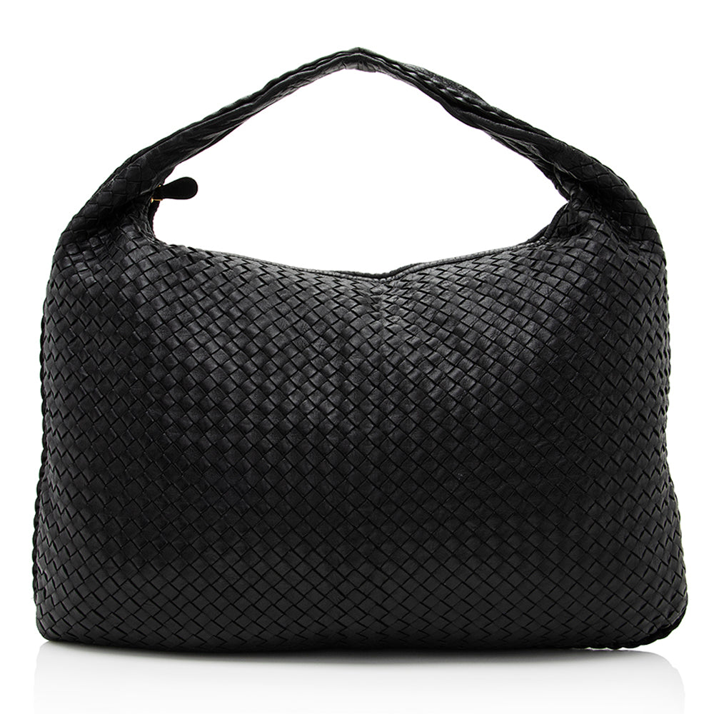 Luxury Bottega Veneta Intrecciato Nappa Leather Maxi Hobo (SHF-19888)