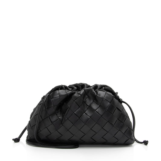Luxury Bottega Veneta Intrecciato Nappa Leather The Pouch Mini Clutch (SHF-ZxdcNO)