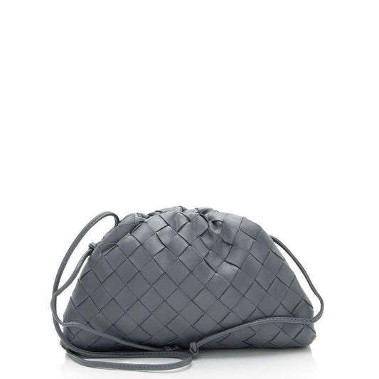 Luxury Bottega Veneta Intrecciato Nappa Leather The Pouch Mini Clutch (SHF-n3ltyV)
