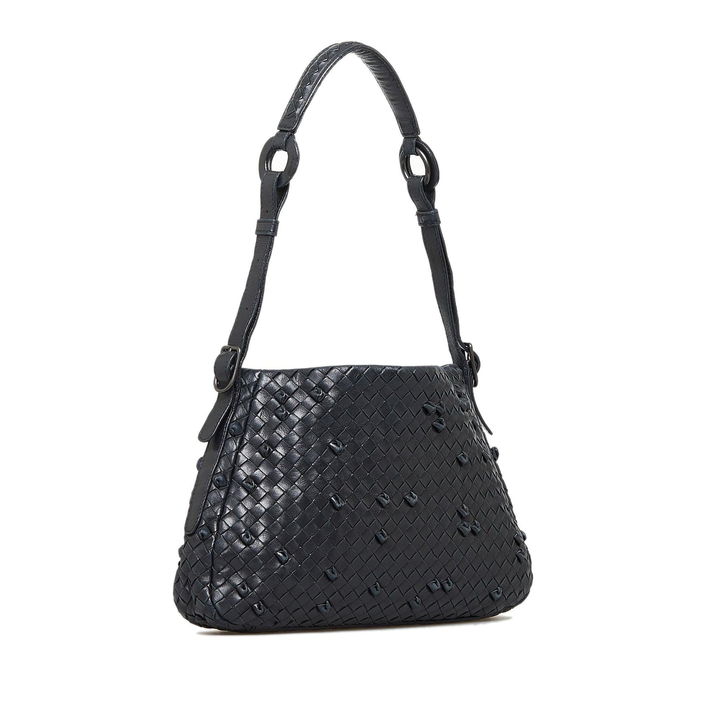 Luxury Bottega Veneta Intrecciato Nappa Naruto Knot Shoulder Bag (SHG-P9xt5t)