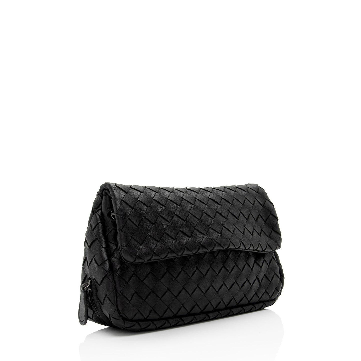 Luxury Bottega Veneta Intrecciato Nappa Olimpia Mini Chain Bag (SHF-5RIEaO)