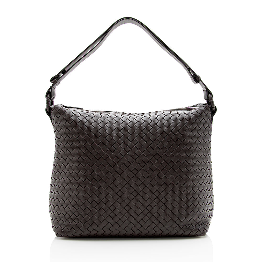 Luxury Bottega Veneta Intrecciato Nappa Sloane Hobo (SHF-15849)
