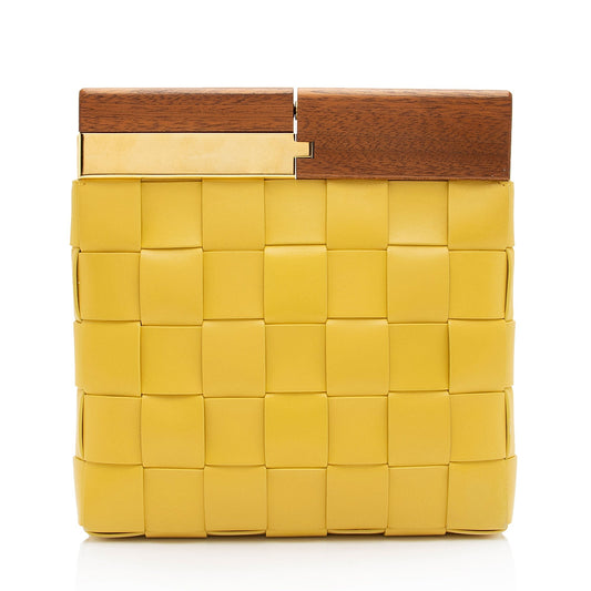 Luxury Bottega Veneta Intrecciato Nappa The Snap Clutch (SHF-tIcxsA)