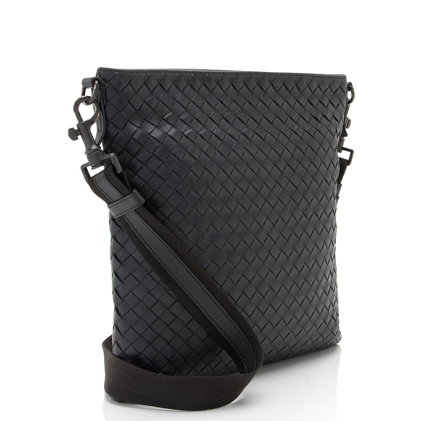 Luxury Bottega Veneta Intrecciato Nappa VN Messenger (SHF-F0xm6E)