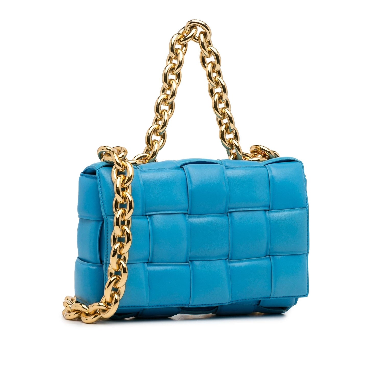 Luxury Bottega Veneta Intrecciato Padded Chain Cassette (SHG-wgXELF)