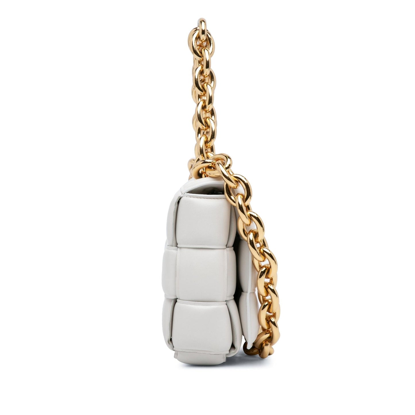 Luxury Bottega Veneta Intrecciato Padded Chain Cassette (SHG-RRpNus)