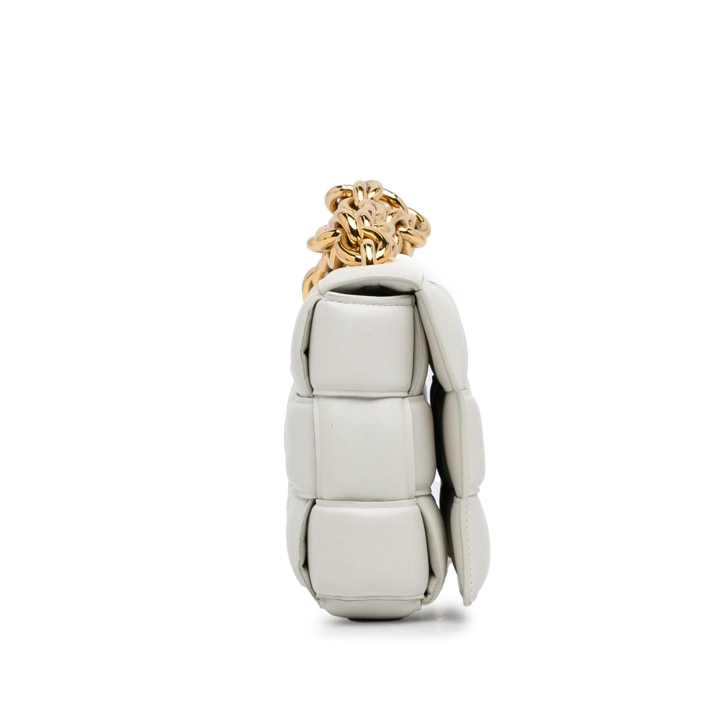 Luxury Bottega Veneta Intrecciato Padded Chain Cassette (SHG-KDOWag)