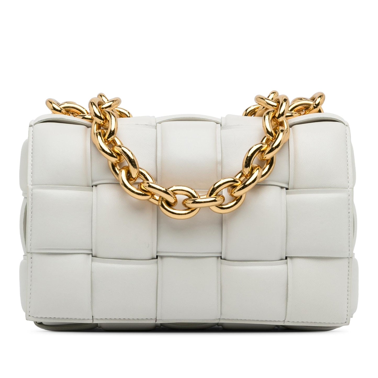 Luxury Bottega Veneta Intrecciato Padded Chain Cassette (SHG-mdMFBa)