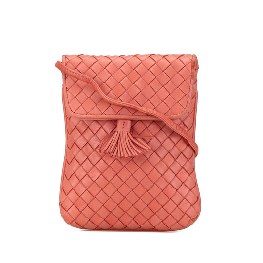 Luxury Bottega Veneta Intrecciato Tassel Crossbody (SHG-esqw6x)