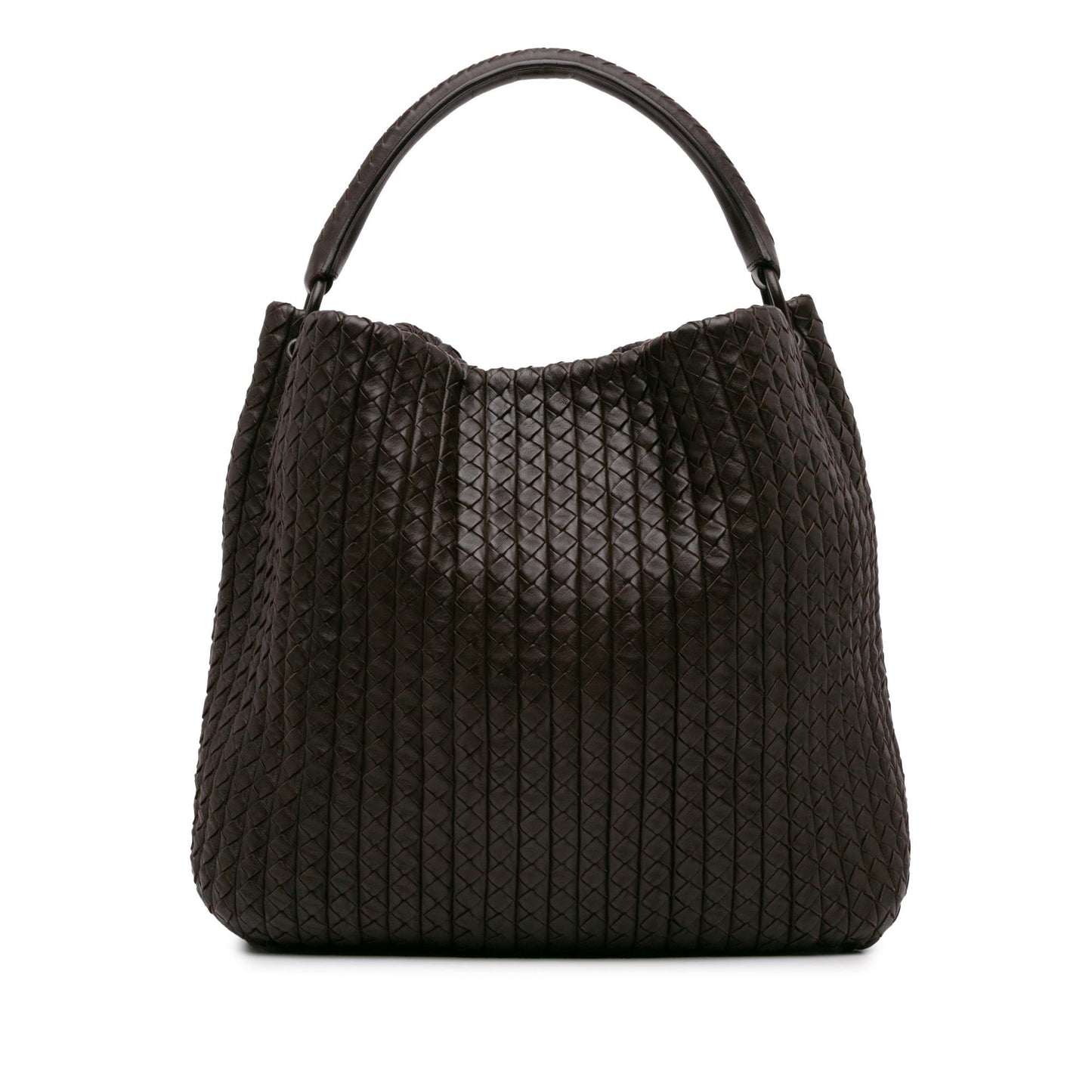 Luxury Bottega Veneta Large Intrecciato Nappa Natte Hobo (SHG-E8RHmj)