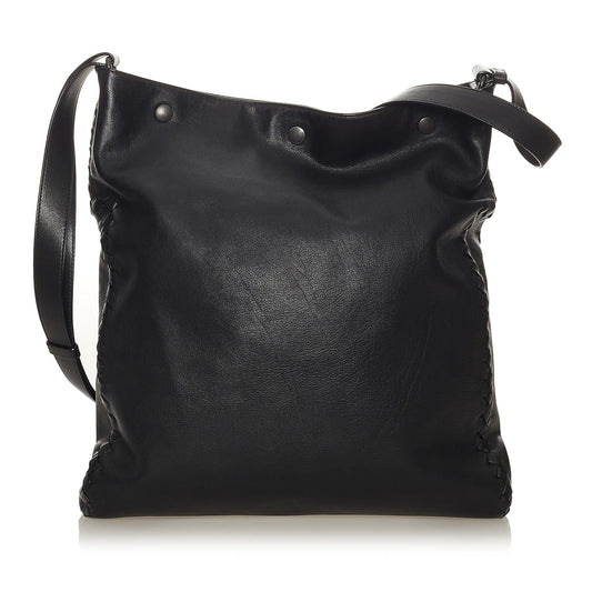 Luxury Bottega Veneta Leather Crossbody Bag (SHG-33988)