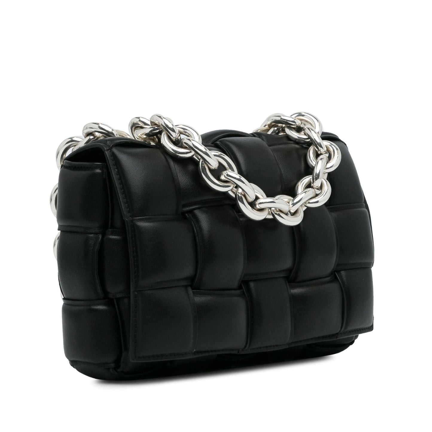 Luxury Bottega Veneta Maxi Intrecciato Padded Cassette Chain (SHG-wD104H)