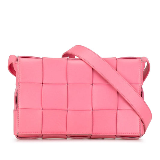 Luxury Bottega Veneta Maxi Lambskin Intrecciato Cassette Crossbody (SHG-4fFL6n)