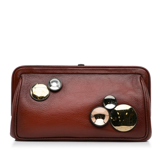 Luxury Bottega Veneta Mirror Lens Clutch (SHG-hLivag)