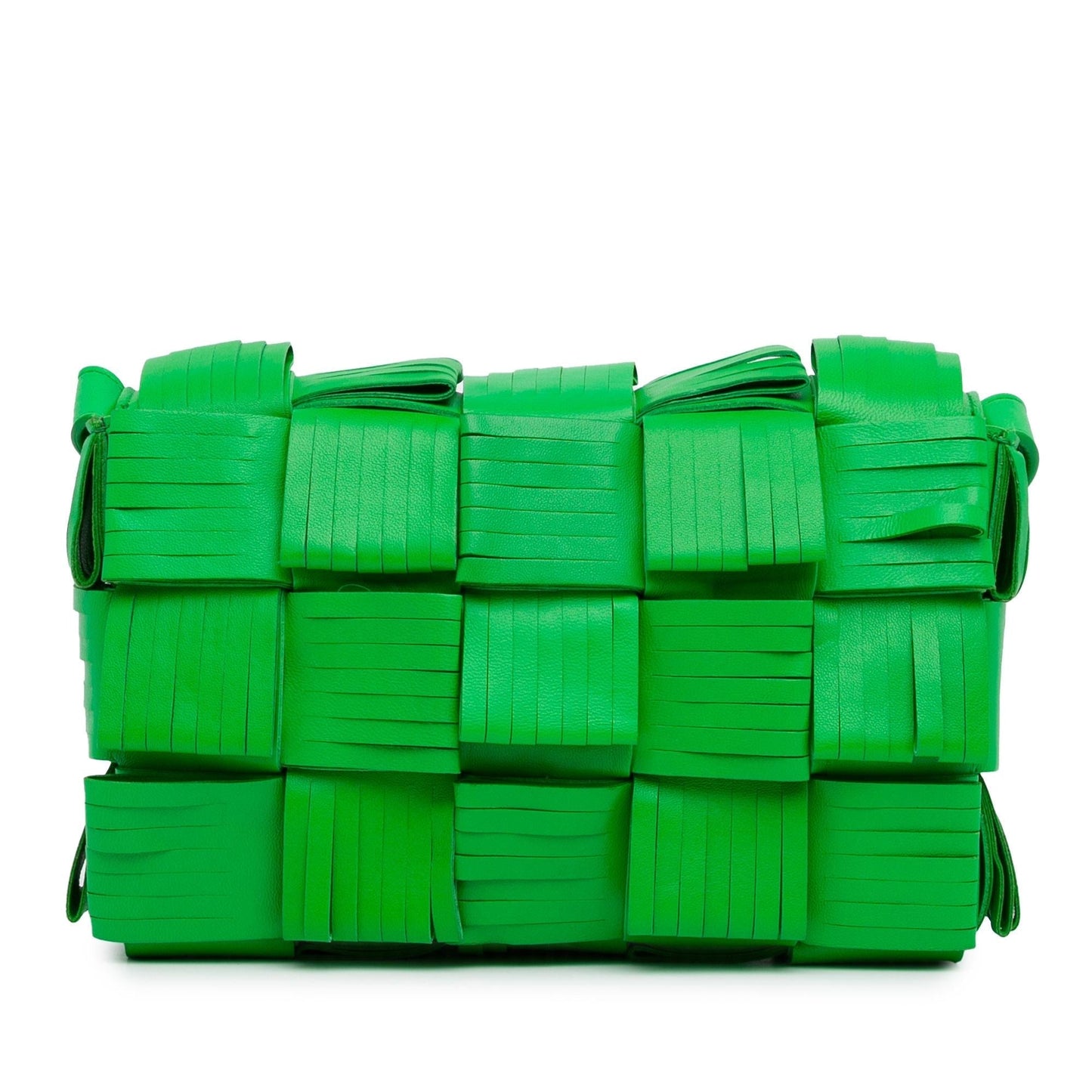 Luxury Bottega Veneta Nappa Intrecciato Fringed Cassette Crossbody (SHG-RdKlEa)
