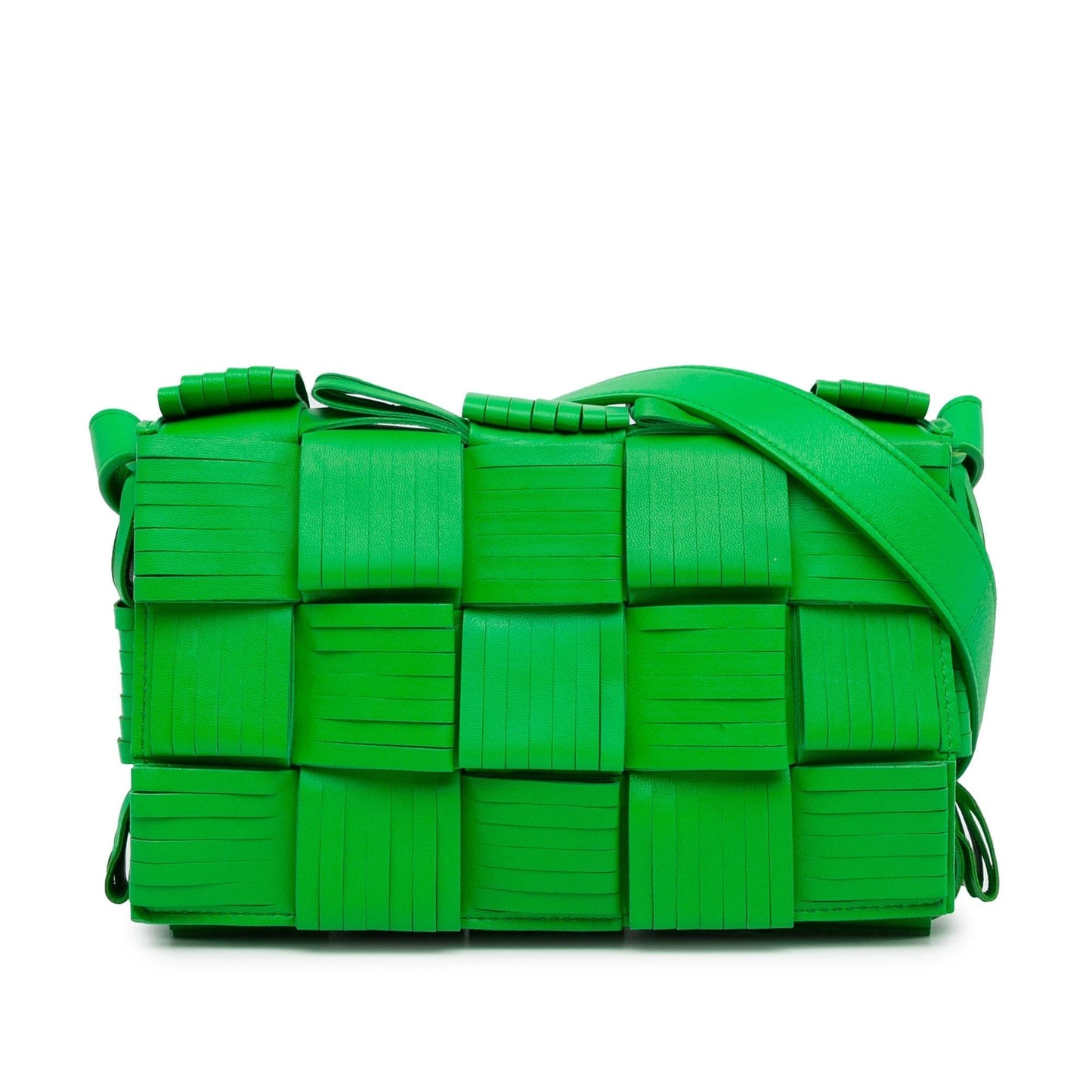 Luxury Bottega Veneta Nappa Intrecciato Fringed Cassette Crossbody (SHG-RdKlEa)