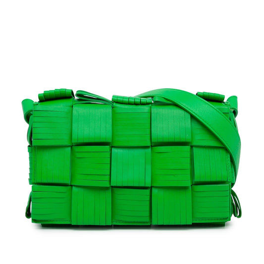 Luxury Bottega Veneta Nappa Intrecciato Fringed Cassette Crossbody (SHG-RdKlEa)