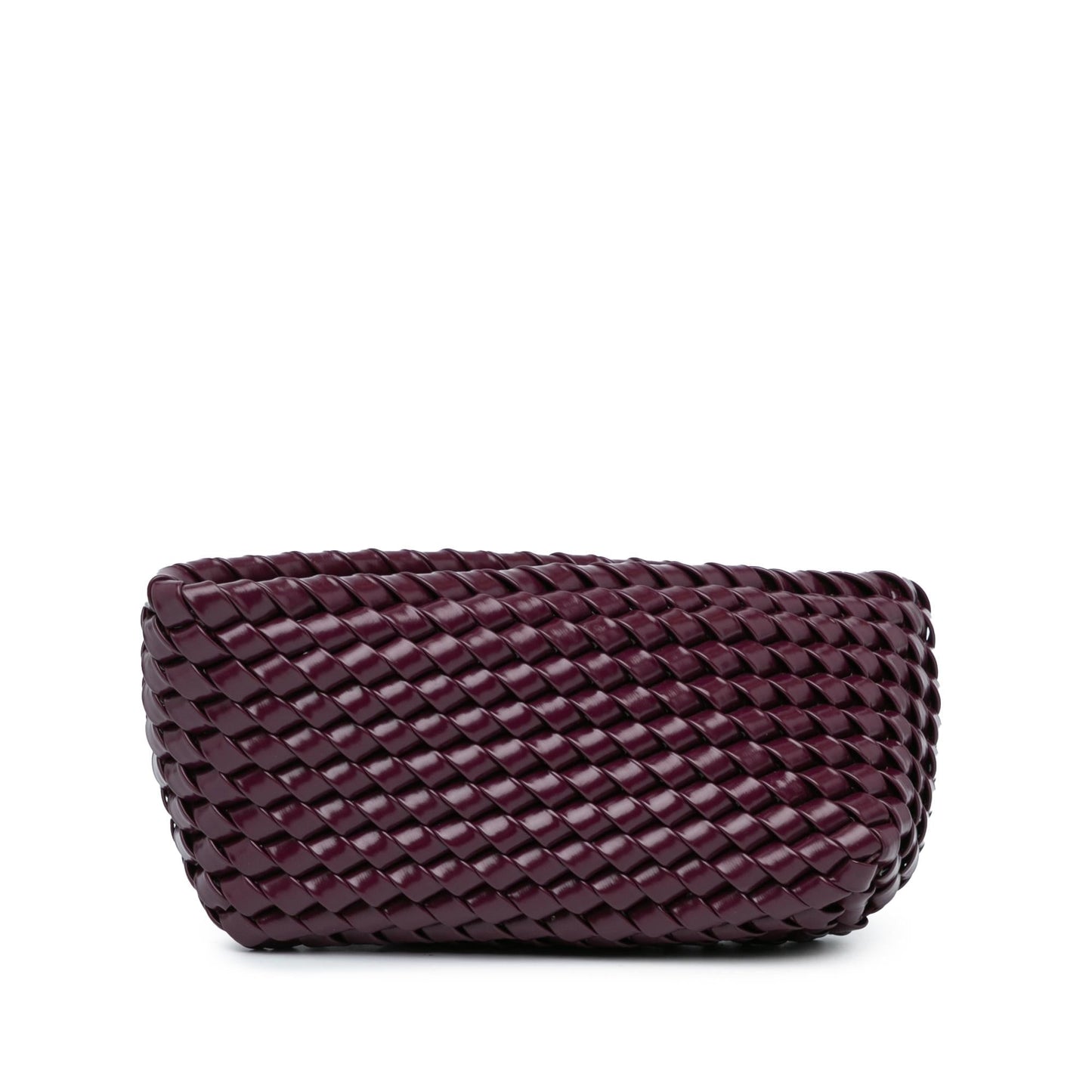 Luxury Bottega Veneta Nappa Intrecciato Slanted Clutch (SHG-AMZyVp)