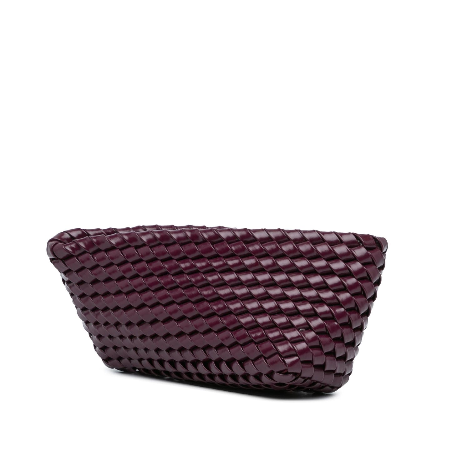 Luxury Bottega Veneta Nappa Intrecciato Slanted Clutch (SHG-AMZyVp)