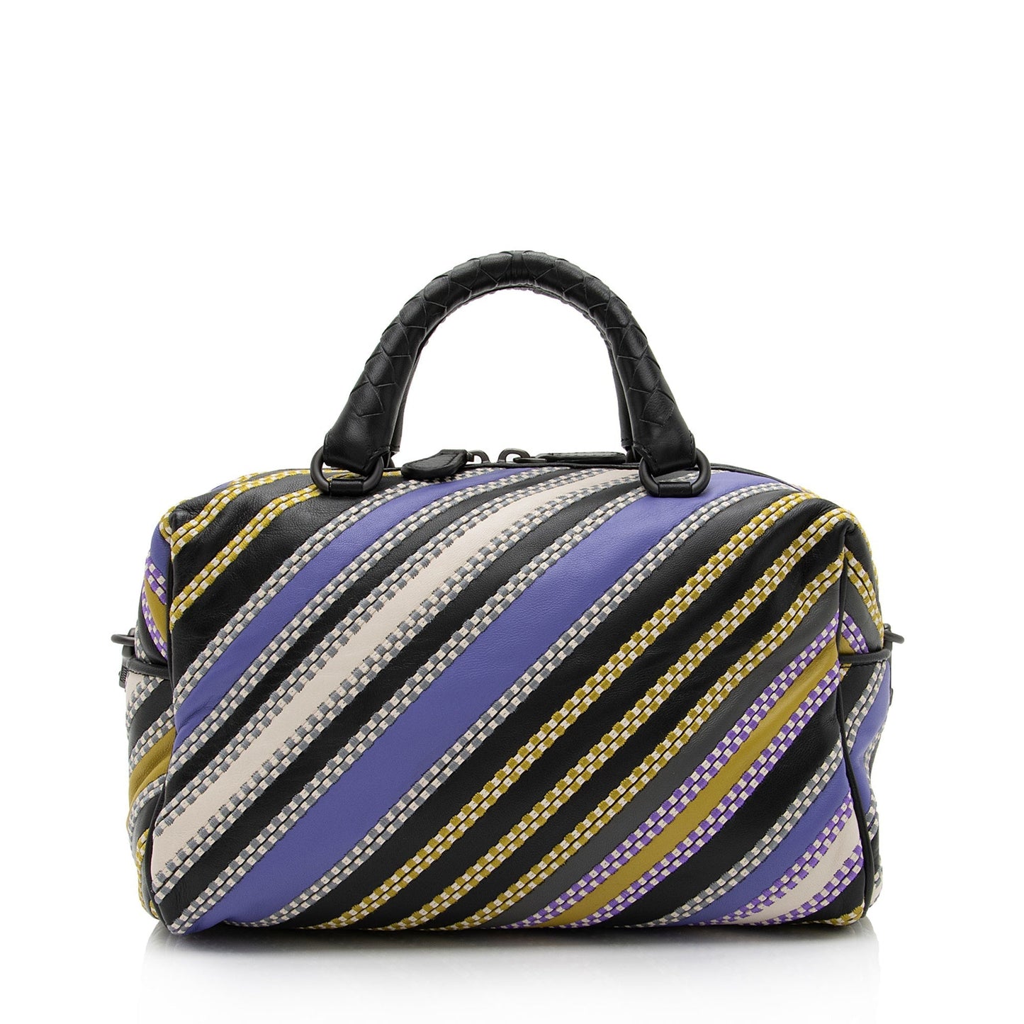 Luxury Bottega Veneta Nappa Leather Diagonal Boston Bag (SHF-XgupdP)