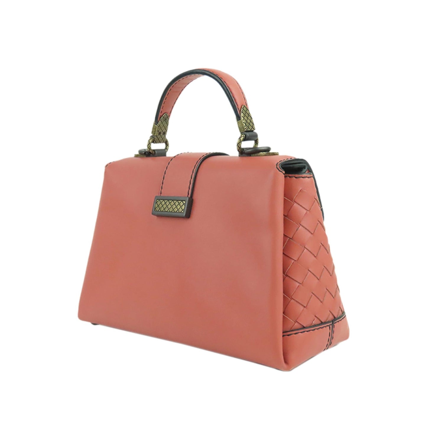 Luxury Bottega Veneta Piazza Leather Satchel (SHG-37641)