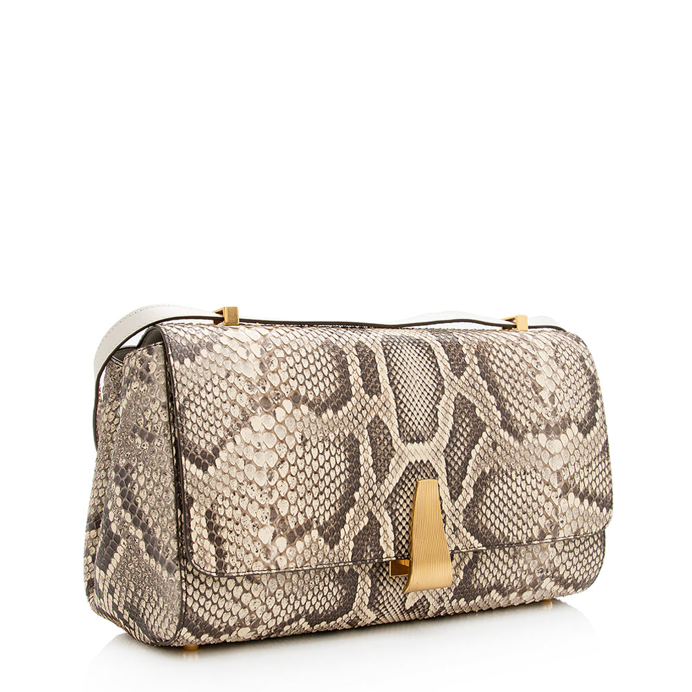 Luxury Bottega Veneta Python Angle Shoulder Bag (SHF-19145)