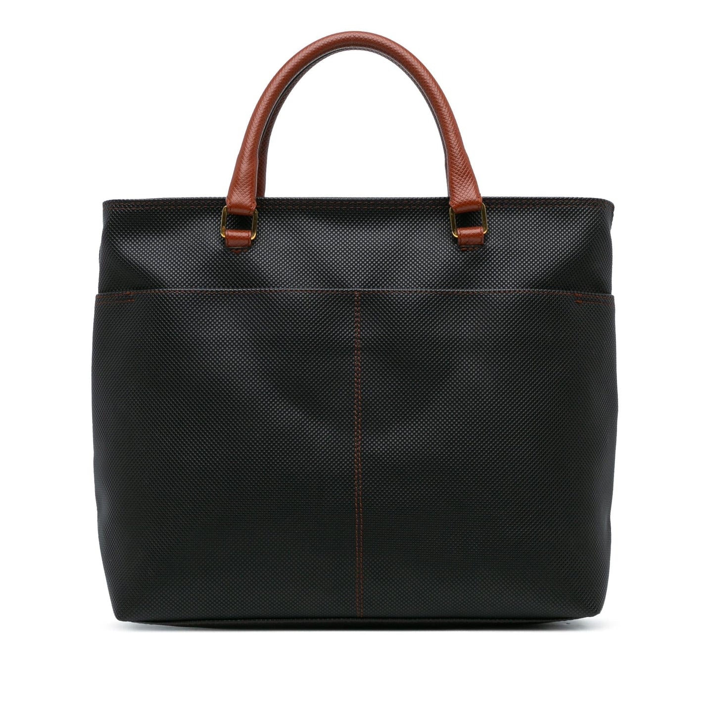 Luxury Bottega Veneta Rubberized Canvas Marco Polo Satchel (SHG-rVWCCM)