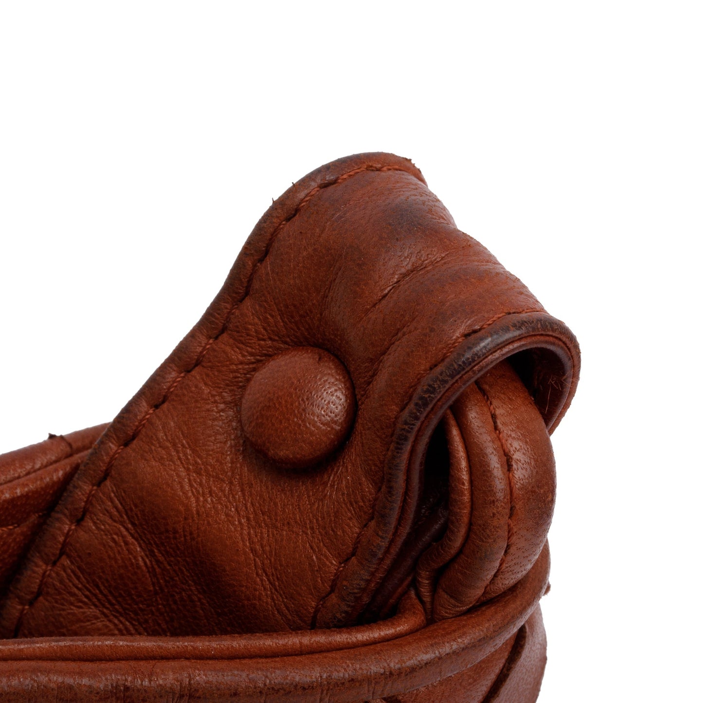 Bottega Veneta Vintage Brown Intrecciato Leather Drawstring Shoulder Bag