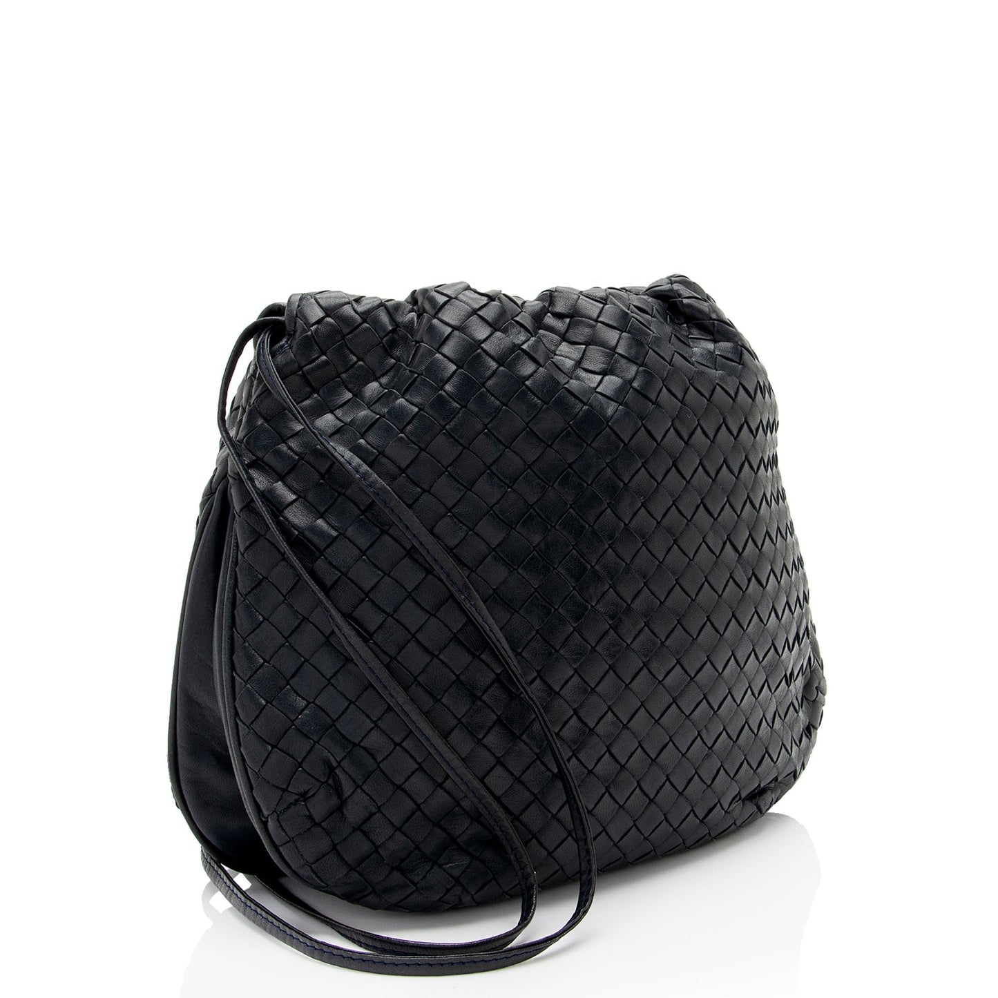 Luxury Bottega Veneta Vintage Intrecciato Nappa Drawstring Crossbody (SHF-oaFdRX)