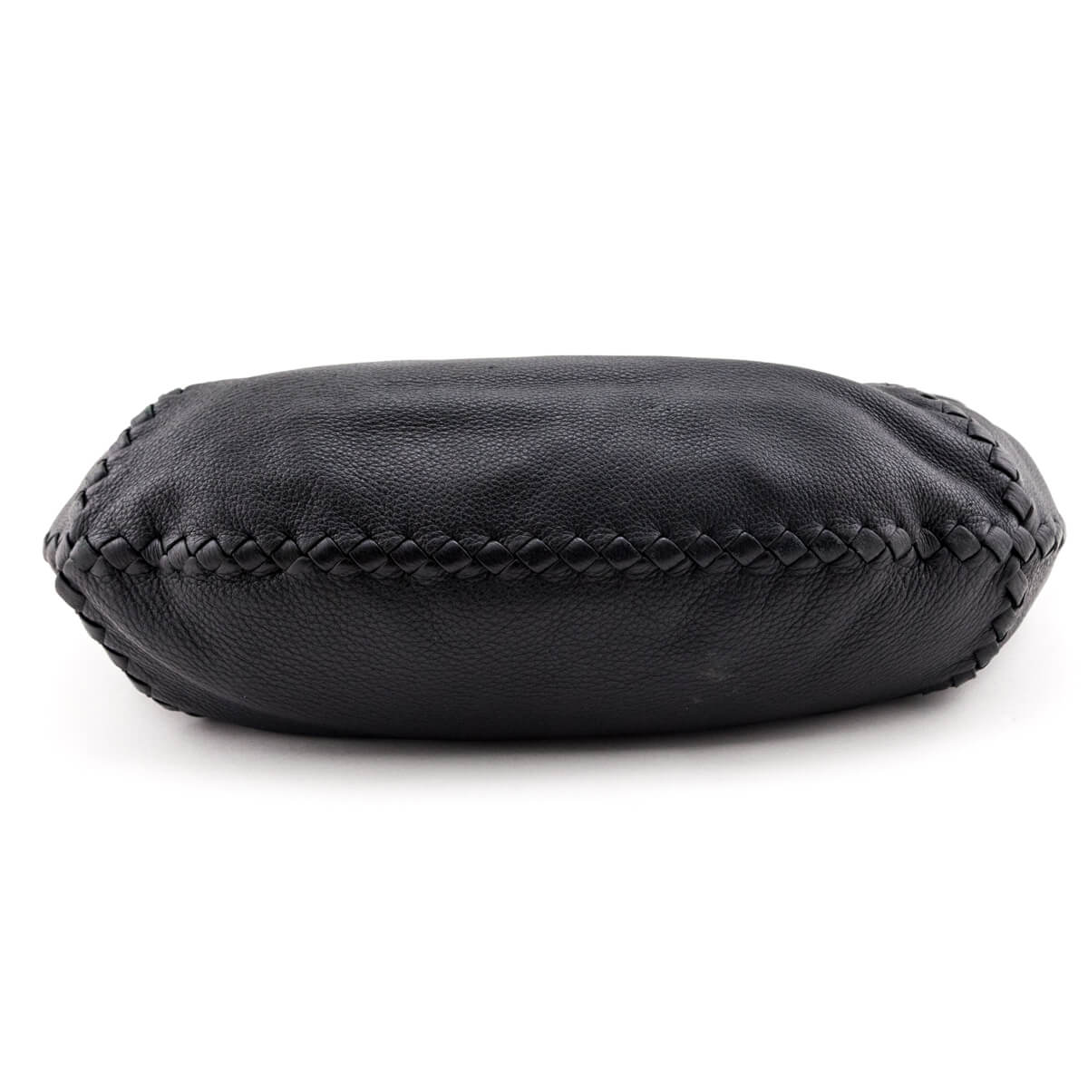 Luxury Bottega Veneta Black Cervo Deerskin Large Hobo