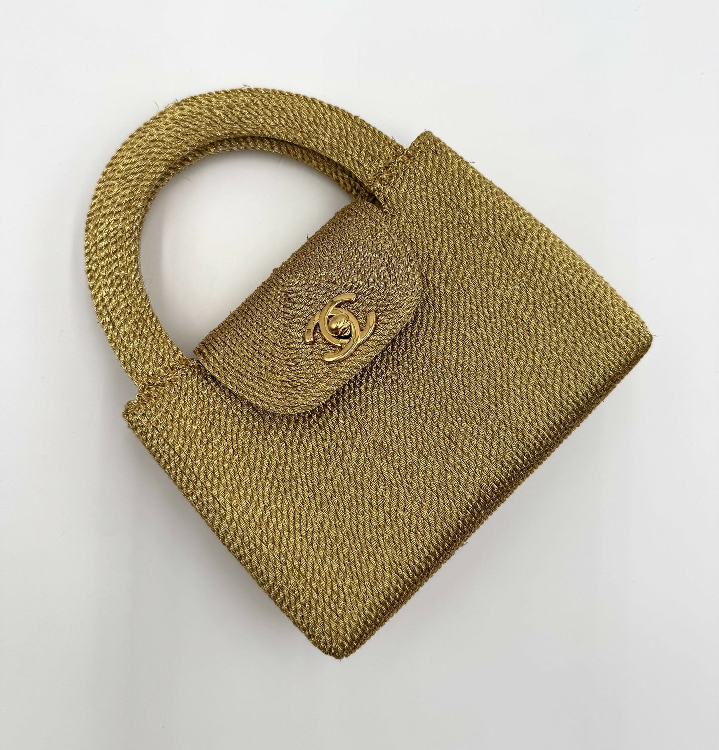 Chanel 1998  Woven Top Handle Bag