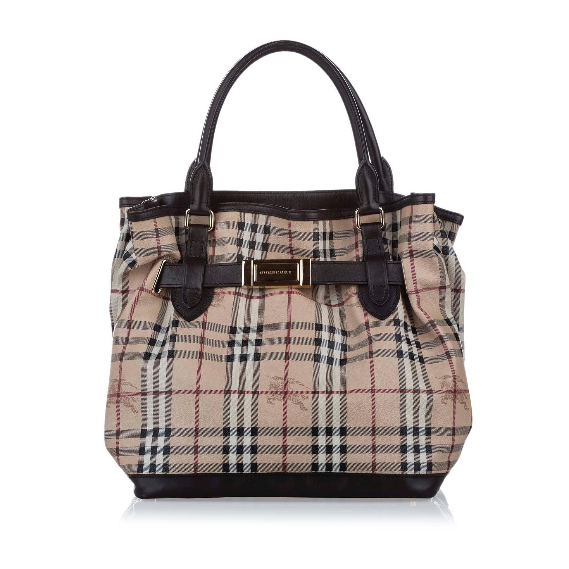 Burberry Haymarket Satchel Bag - Ewore Bags